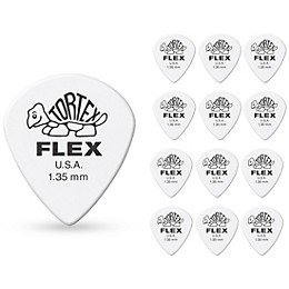 Dunlop 468 Tortex Flex Jazz III 1.35 mm 12 Pack