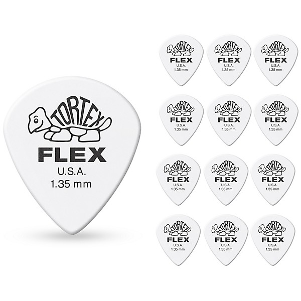 Dunlop 468 Tortex Flex Jazz III 1.35 mm 12 Pack | Guitar Center