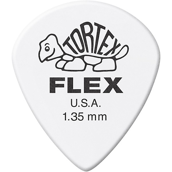 Dunlop 468 Tortex Flex Jazz III 1.35 mm 12 Pack