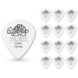 Dunlop 468 Tortex Flex Jazz III Picks .88 mm 12 Pack Dunlop 468 Tortex Flex Jazz III Picks 1.5 mm 12 Pack