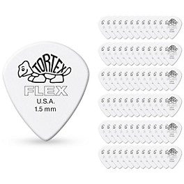 Dunlop 468 Tortex Flex Jazz III Picks 1.14 mm 72 Pack Dunlop 468 Tortex Flex Jazz III Picks 1.5 mm 72 Pack