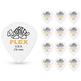 Dunlop 468 Tortex Flex Jazz III Picks .88 mm 12 Pack Dunlop 468 Tortex Flex Jazz III Picks .73 mm 12 Pack