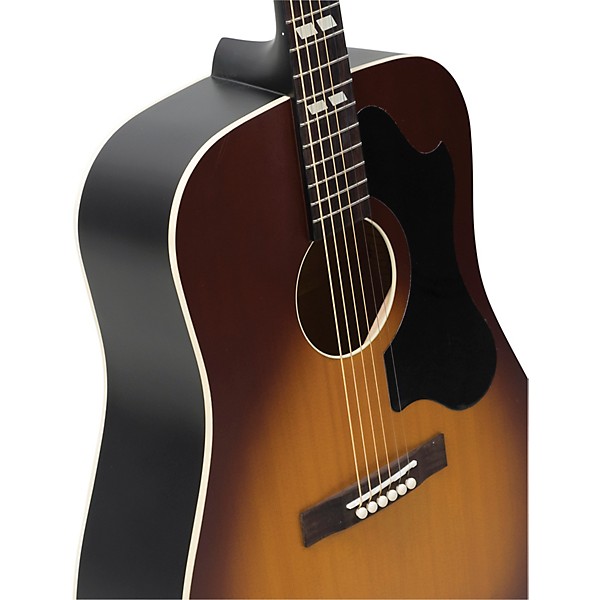 Open Box Recording King Dirty 30's Series 7 RDS-7 Dreadnought Acoustic Guitar Level 1 Tobacco Sunburst