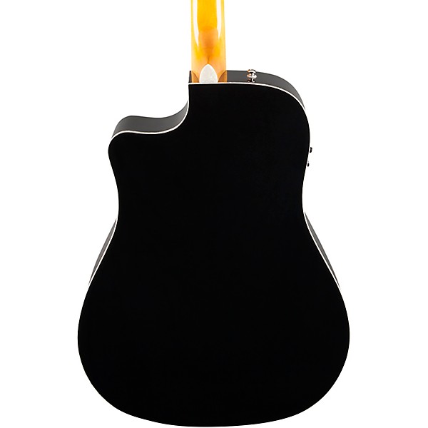 Open Box Fender Sonoran SCE v2 Acoustic-Electric Guitar Black