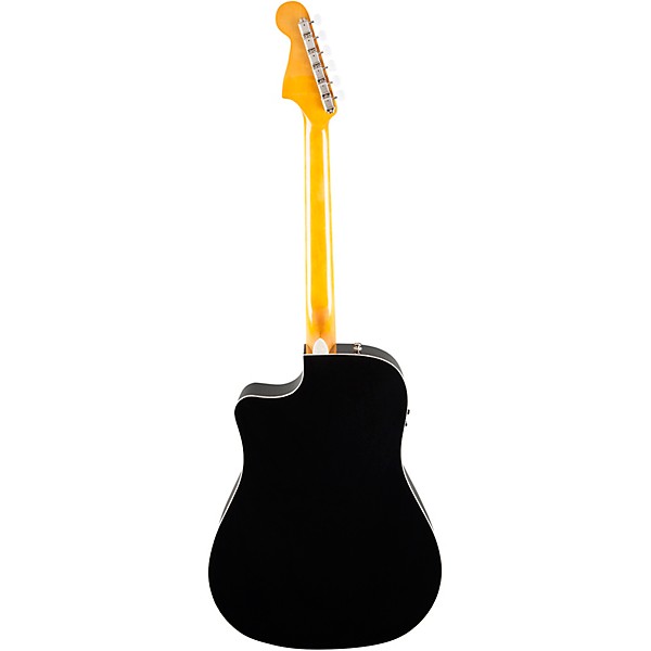 Open Box Fender Sonoran SCE v2 Acoustic-Electric Guitar Black