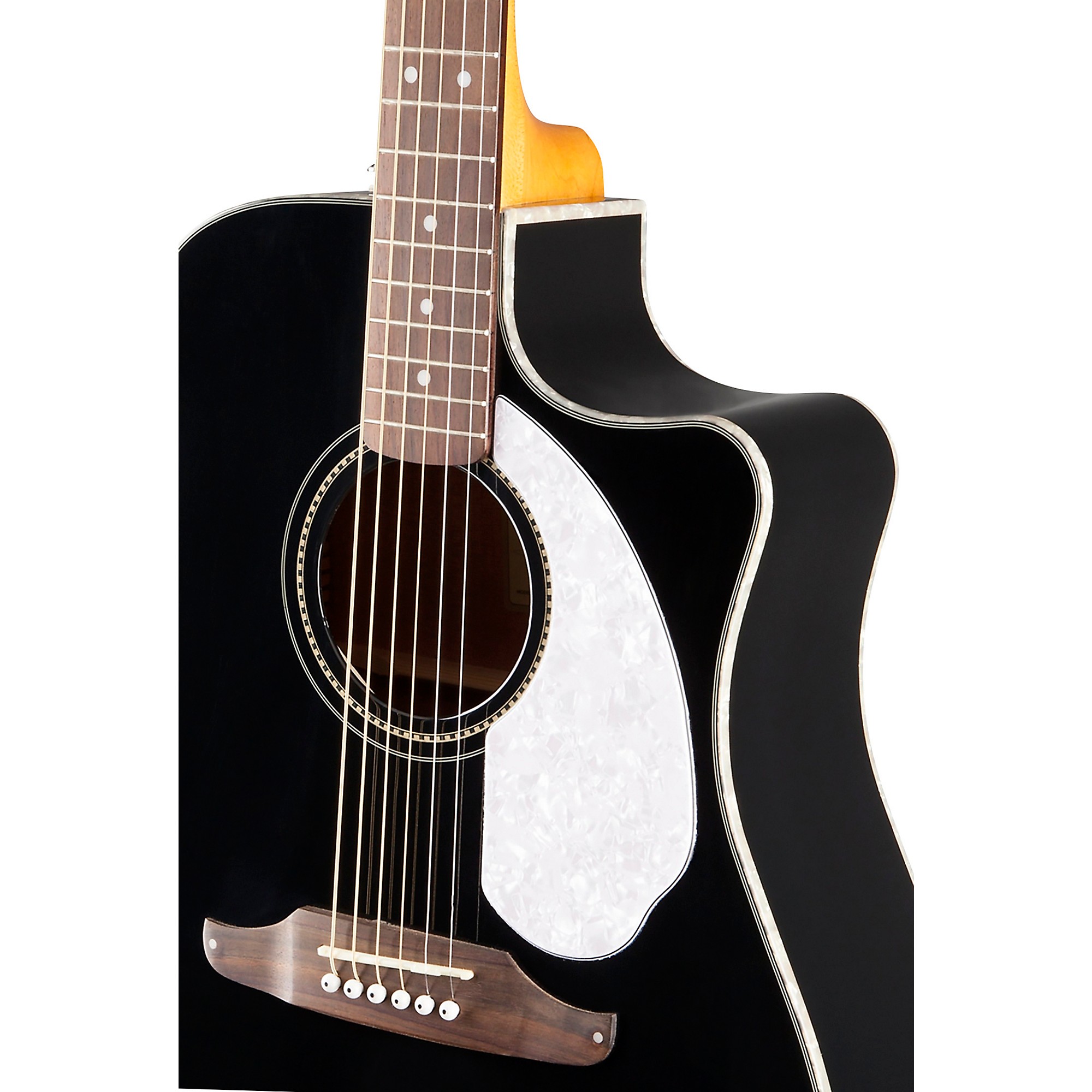 Open Box Fender Sonoran SCE v2 Acoustic-Electric Guitar Black