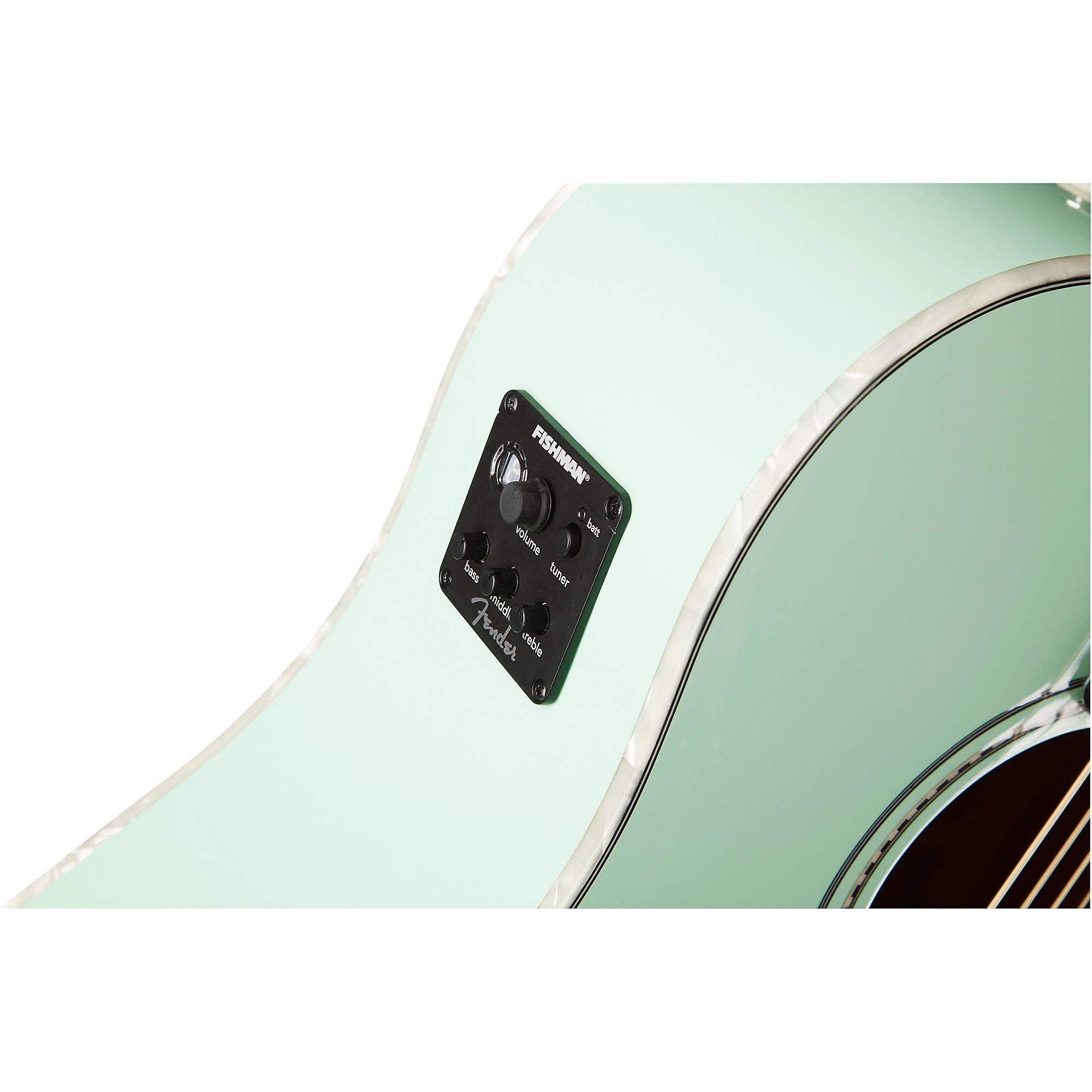 Open Box Fender Sonoran SCE v2 Acoustic-Electric Guitar Surf Green