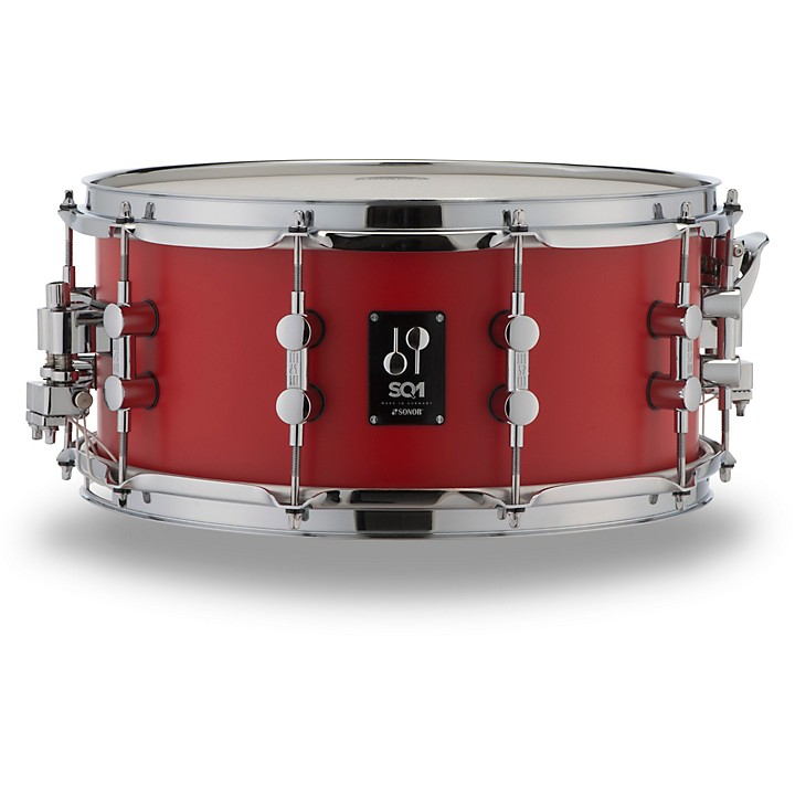 Open Box SONOR SQ1 Snare Drum Level 1 14 x 6.5 in. Hot Rod Red Guitar