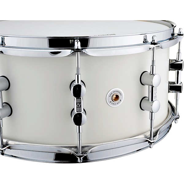 SONOR SQ1 Snare Drum 14 x 6.5 in. Satin Pure White