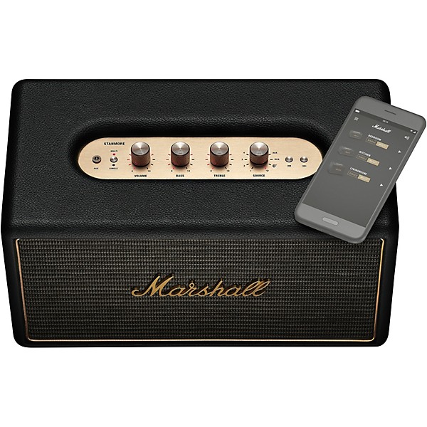 Marshall Stanmore Wireless Wi-Fi Bluetooth aptX Speaker Black