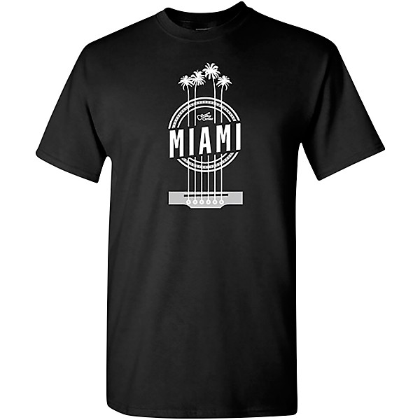 Clearance Guitar Center Miami Four Palm Trees Graphic T-Shirt Large ...