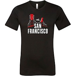 Guitar Center San Francisco Guitar Bridge Graphic T-Shirt Medium