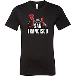 Guitar Center San Francisco Guitar Bridge Graphic T-Shirt Large