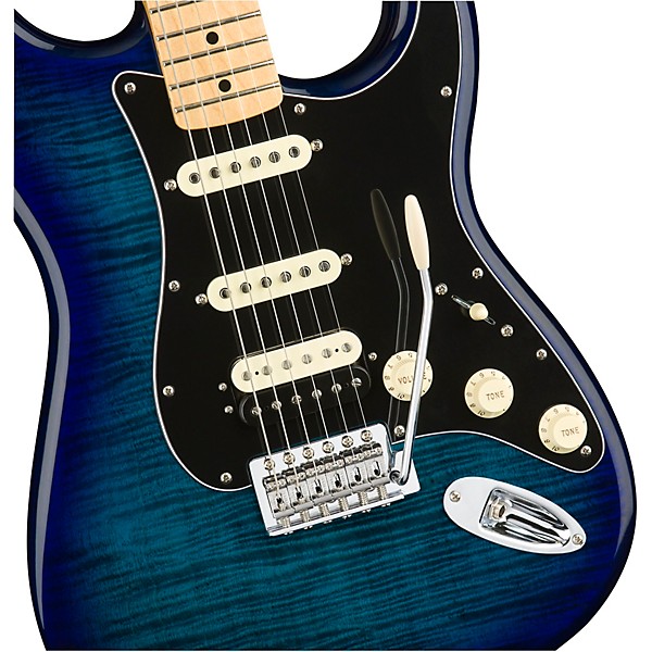 Fender Limited Edition Standard Stratocaster HSS Plus Top Maple Fingerboard Electric Guitar Blue Burst