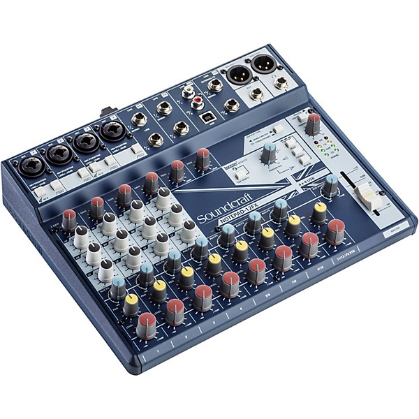 Soundcraft Notepad-12FX Small Format 12 Channel Analog Mixing Console w/ USB I/O & Effects