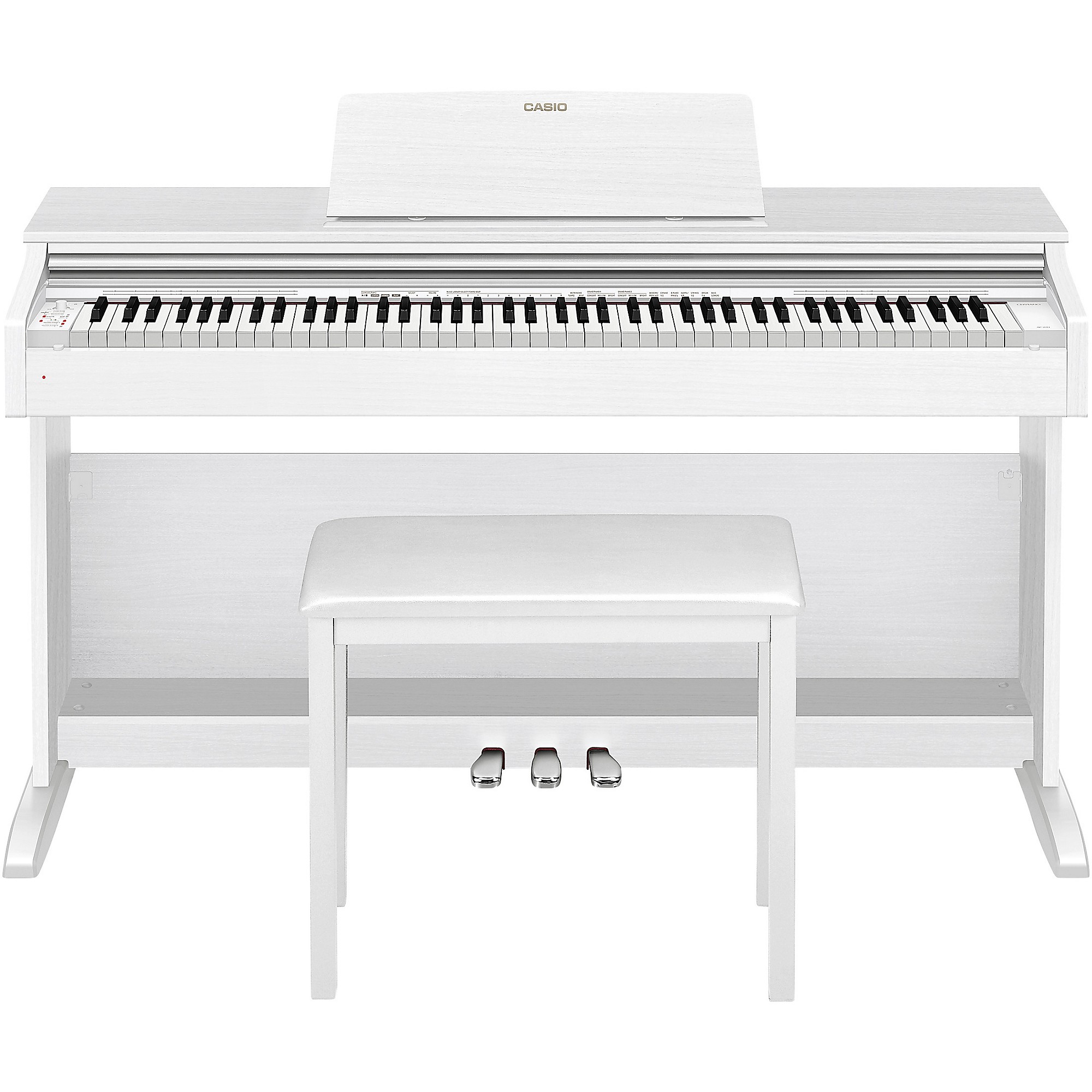 Tegnsætning Individualitet Blive Casio AP-270 Digital Cabinet Piano White | Guitar Center