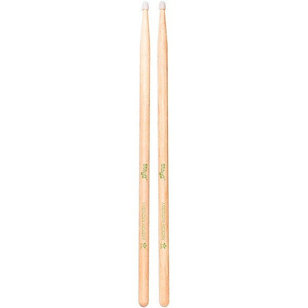 Stagg Maple Drum Sticks Wood Tip 12-Pair 2B