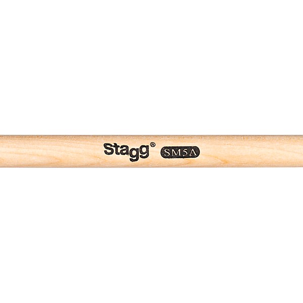 Stagg Maple Drum Sticks Wood Tip 12-Pair 5A