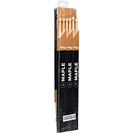 Stagg Maple Drum Sticks Wood Tip 12-Pair 7A Stagg Maple Drum Sticks Wood Tip 12-Pair 7A