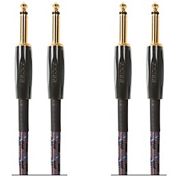 BOSS 1/4" Straight - Straight Instrument Cable - 2 Pack 10 ft.