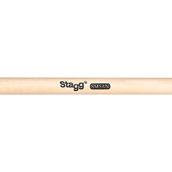 Stagg 12-Pair Maple Drum Sticks Nylon Tip 5A