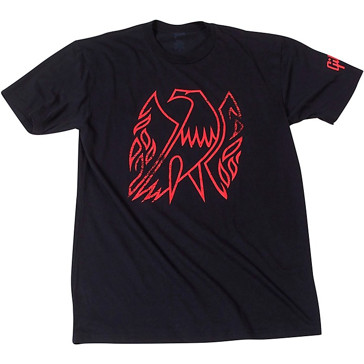 Gibson Firebird Vintage Black T-Shirt XX Large Black