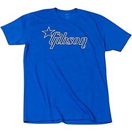 Gibson Star Logo T-Shirt X Large Blue