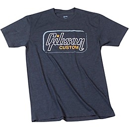 Gibson Custom Vintage T-Shirt Small Black/Gray