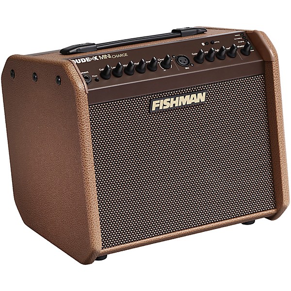 Open Box Fishman Loudbox Mini Charge 60W 1x6.5" Battery Powered Acoustic Combo Amp Level 2 Brown 190839848895