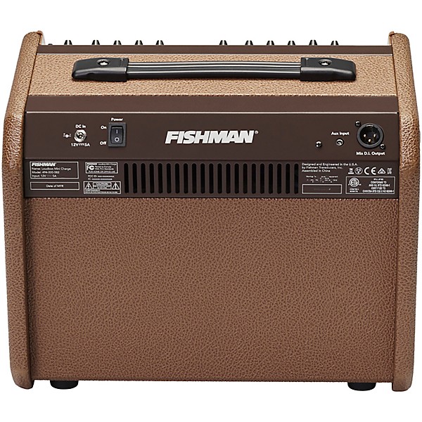 Open Box Fishman Loudbox Mini Charge 60W 1x6.5" Battery Powered Acoustic Combo Amp Level 2 Brown 190839848895
