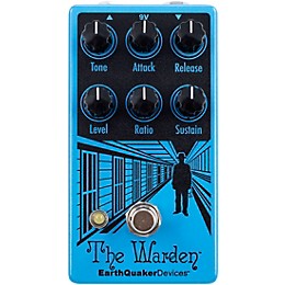 Open Box EarthQuaker Devices The Warden V2 Optical Compressor Effects Pedal Level 1