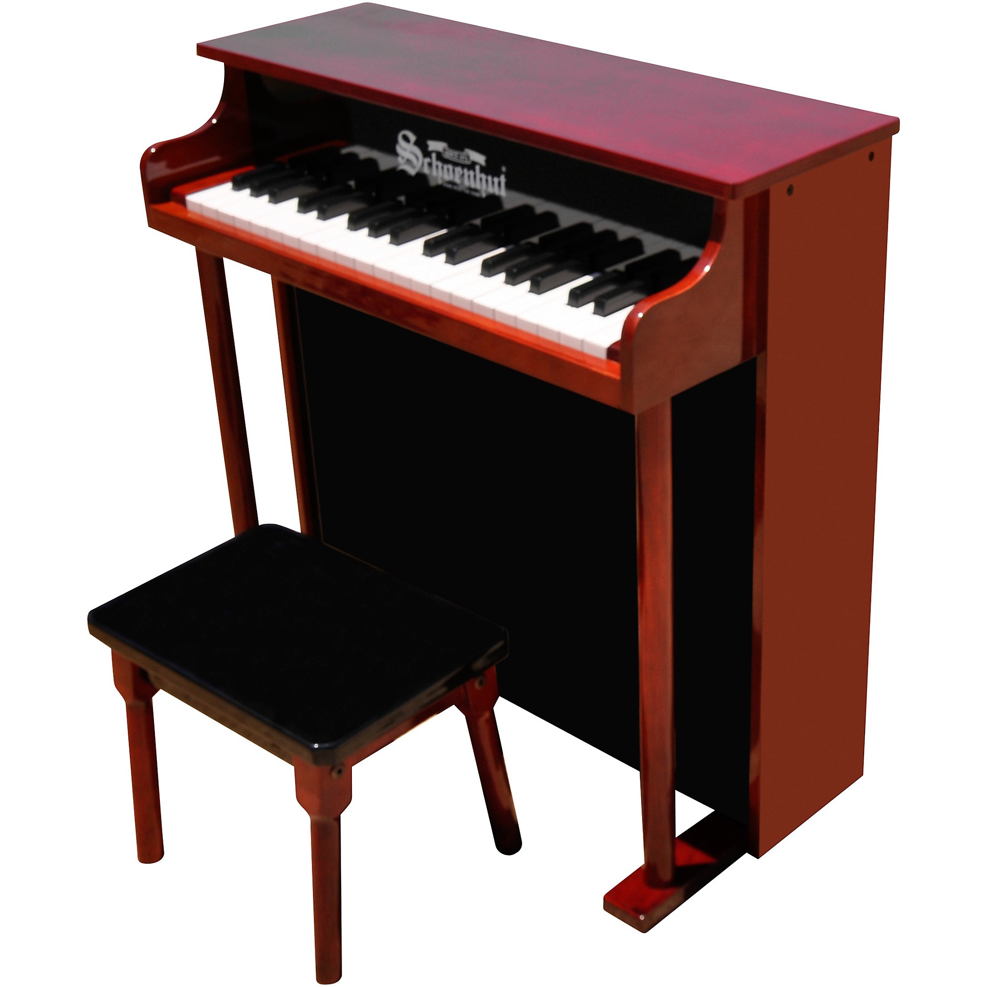 Schoenhut 37-Key Traditional Deluxe Spinet Toy Piano Red/Black