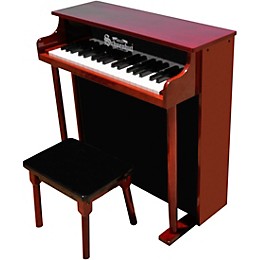Open Box Schoenhut 37-Key Traditional Deluxe Spinet Toy Piano Level 1 Red/Black