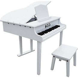 Open Box Schoenhut 37-Key Concert Grand Toy Piano Level 2 White 190839851819