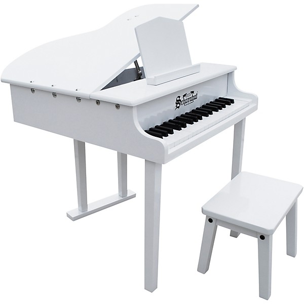 Open Box Schoenhut 37-Key Concert Grand Toy Piano Level 2 White 190839851819