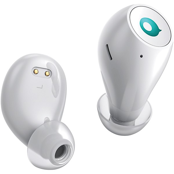 Open Box crazybaby Air Bluetooth Wireless Earbuds Level 1 White