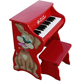 Schoenhut 25-Key Toy Piano with Bench Red