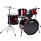 Verve 5-Piece Drum Set with Cymbals and Throne Wine Red thumbnail