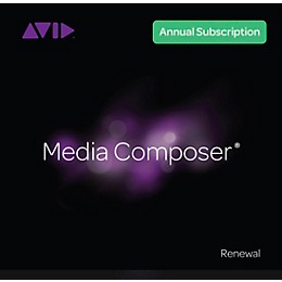 Avid Media Composer 1-Year Subscription Renewal + Updates/Support (Download)