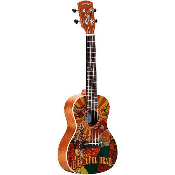 Open Box Alvarez Grateful Dead Concert Ukulele Level 1 Veneta