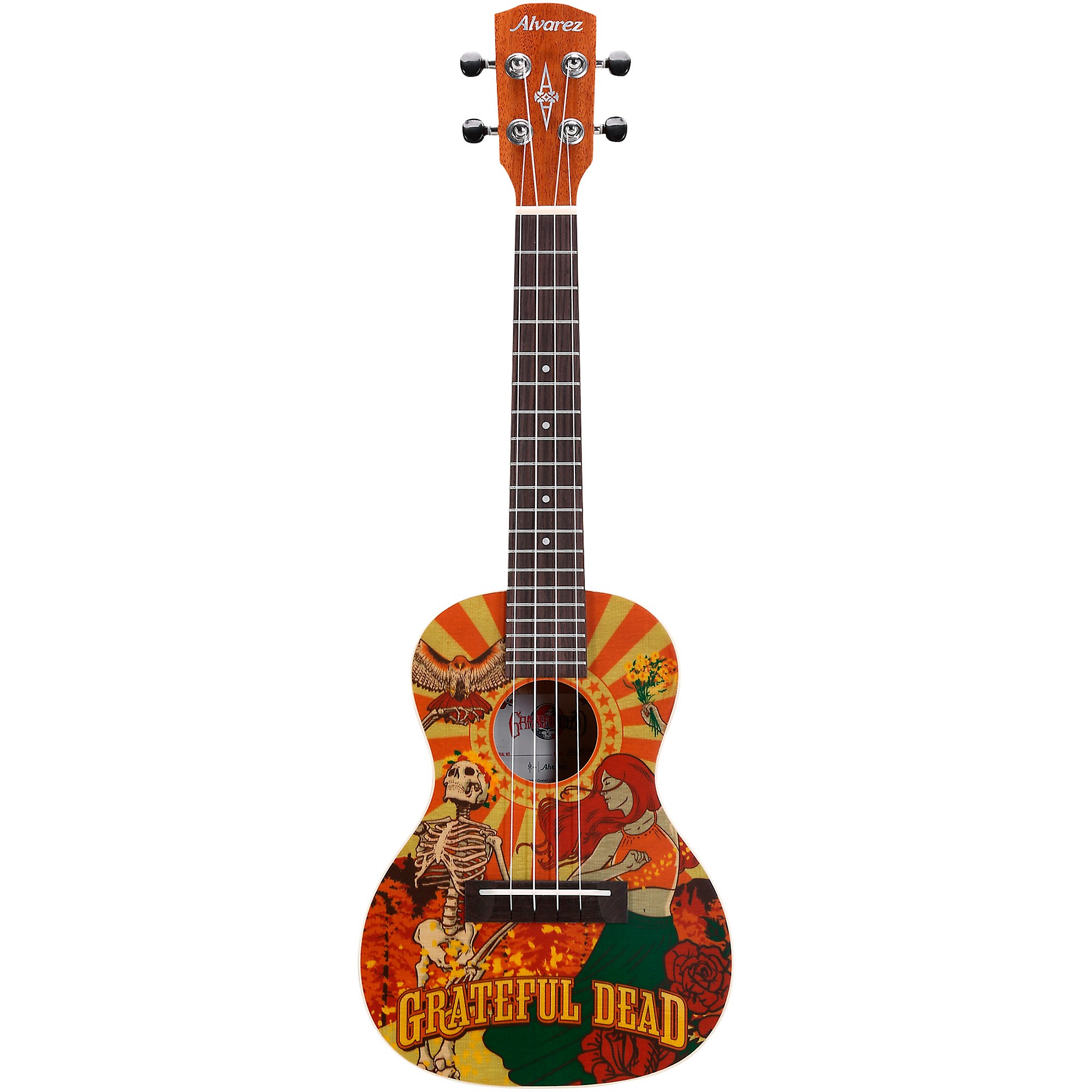 Open Box Alvarez Grateful Dead Concert Ukulele Veneta | Guitar Center