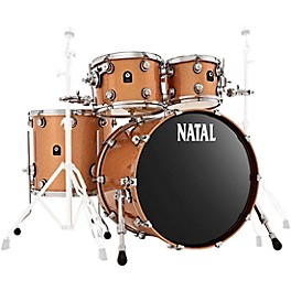 Open Box Natal Drums Cafe Racer US Fusion 22 4-Piece Shell Pack With 22" Bass Drum Level 1 Champagne Sparkle