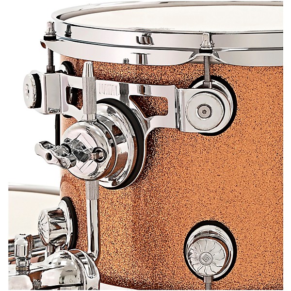 Open Box Natal Drums Cafe Racer US Fusion 22 4-Piece Shell Pack With 22" Bass Drum Level 1 Champagne Sparkle