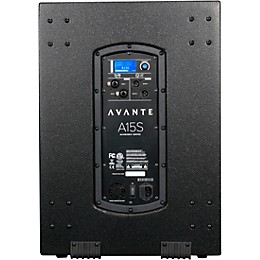 Avante A15S 15 in. Powered Subwoofer with DSP and Cardioid Coverage