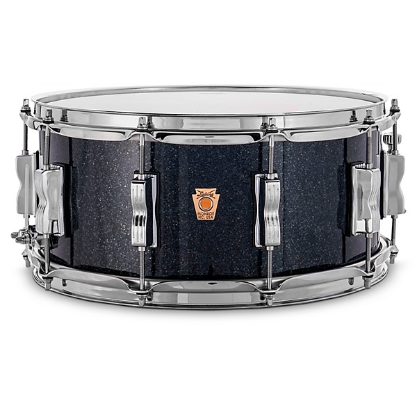 Ludwig Classic Maple Snare Drum 14 x 6.5 in. Hybrid Black Sparkle