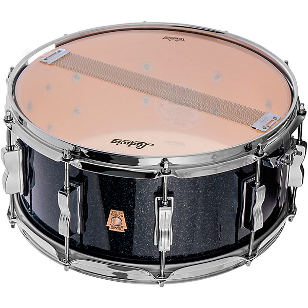 Ludwig Classic Maple Snare Drum 14 x 6.5 in. Hybrid Black Sparkle