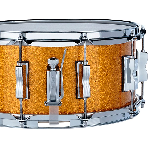 Ludwig Classic Maple Snare Drum 14 x 6.5 in. Gold Sparkle