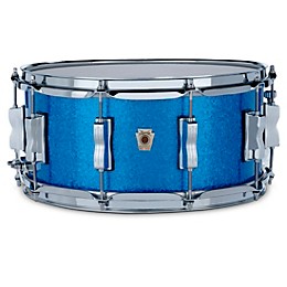 Ludwig Classic Maple Snare Drum 14 x 6.5 in. Blue Sparkle