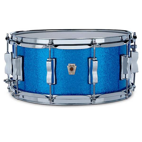Ludwig Classic Maple Snare Drum 14 x 6.5 in. Blue Sparkle