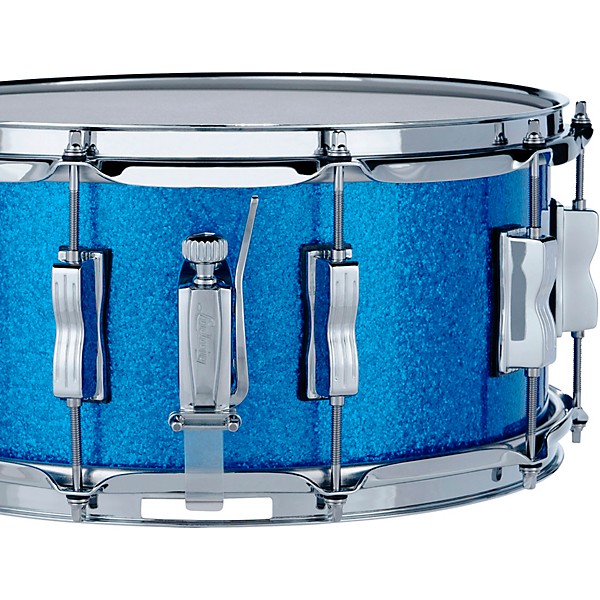 Ludwig Classic Maple Snare Drum 14 x 6.5 in. Blue Sparkle